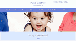 Desktop Screenshot of musictogetheratthebeach.com